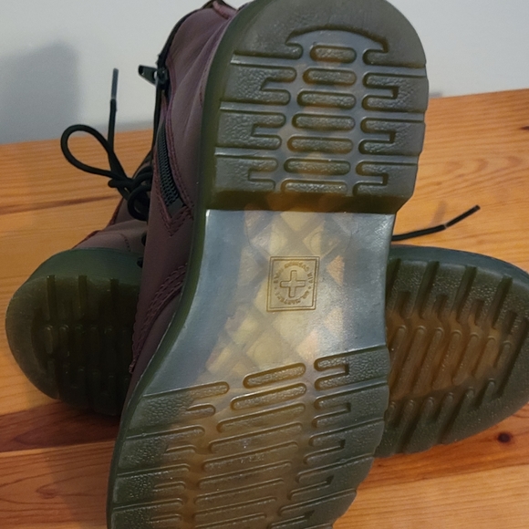 Dr. Martens 1460 Boot Oxblood Red Big Kids Size 1 - Picture 10 of 12